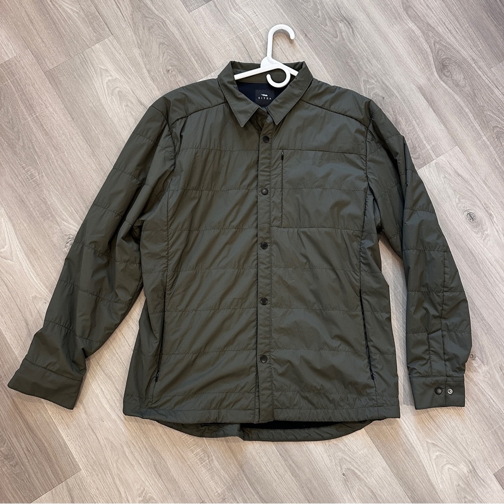 Sitka Button Down Insulated Shirt Jacket - Green